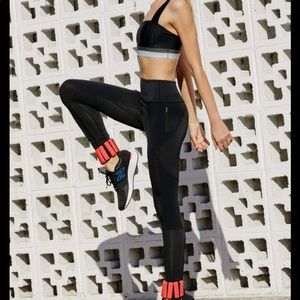 Free People FP Movement Born To Run Black Leggings